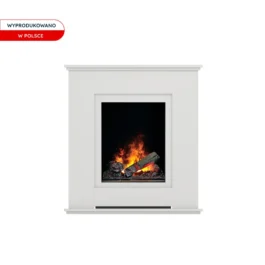 Kominek elektryczny Warmtec Asti wkład Engine 68-400 Optimyst – biały mat