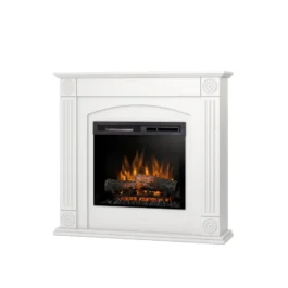 Kominek elektryczny Warmtec Atrato wkład Dimplex 23″ XHD Optiflame – biały mat, lakierowany