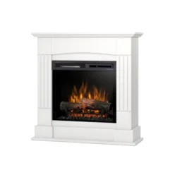 Kominek elektryczny Warmtec Cavo wkład Dimplex 23″ XHD Optiflame – biały, lakierowany