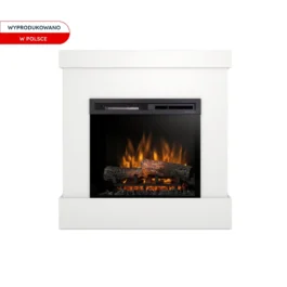 Kominek elektryczny Warmtec Diro wkład Dimplex 23″ XHD Optiflame – biały