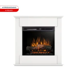Kominek elektryczny Warmtec Fonte wkład Dimplex 23″ XHD Optiflame – biały