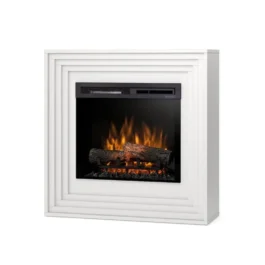 Kominek elektryczny Warmtec Katra wkład Dimplex 23″ XHD OptiFlame LED – biały mat