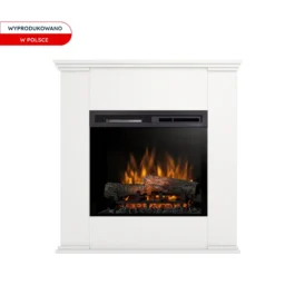 Kominek elektryczny Warmtec Kelia wkład Dimplex 23″ XHD Optiflame – biały