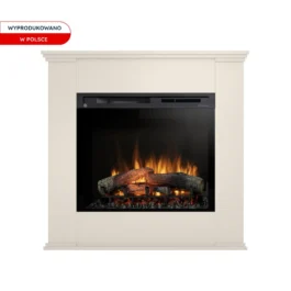 Kominek elektryczny Warmtec Kelia wkład Dimplex 28″ XHD Optiflame – beż