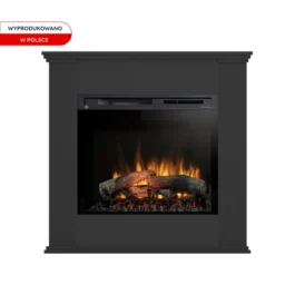 Kominek elektryczny Warmtec Kelia wkład Dimplex 28″ XHD Optiflame – czarny