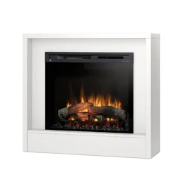 Kominek elektryczny Warmtec Klar wkład Dimplex 28″ XHD Optiflame – biały mat