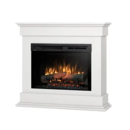 Kominek elektryczny Warmtec Lenox wkład Dimplex 26″ XHD Optiflame – biały mat