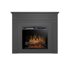 Kominek elektryczny Warmtec Lorin wkład Dimplex 23″ XHD Optiflame – lakier czarny