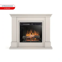Kominek elektryczny Warmtec Luena wkład Dimplex 23″ XHD Optiflame – kaszmirowy
