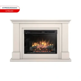 Kominek elektryczny Warmtec Luena wkład Dimplex 26″ XHD Optiflame – kaszmirowy