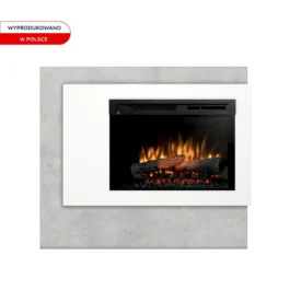 Kominek elektryczny Warmtec Pulmari wkład Dimplex 26″ XHD Optiflame – beton, biały