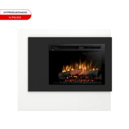 Kominek elektryczny Warmtec Pulmari wkład Dimplex 26″ XHD Optiflame – biały mat, czarny