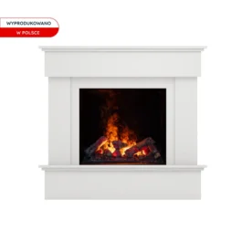 Kominek elektryczny Warmtec Tormes Cassete 600 LL Optimyst – biały mat