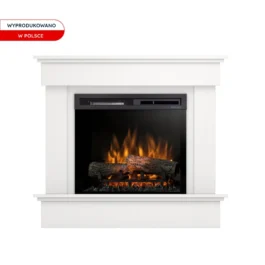 Kominek elektryczny Warmtec Tormes wkład Dimplex 23″ XHD Optiflame – biały mat