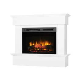 Kominek elektryczny Warmtec Tormes wkład Dimplex 26″ XHD Optiflame – biały mat