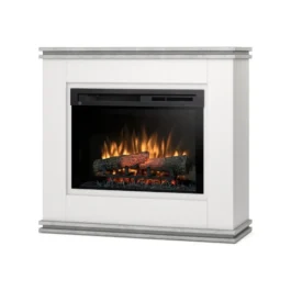 Kominek elektryczny Warmtec Vena wkład Dimplex 26″ XHD Optiflame – biały mat, beton