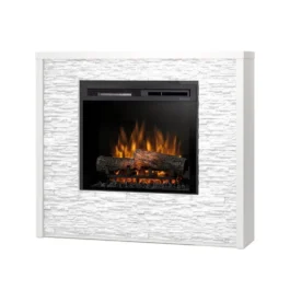 Kominek elektryczny Warmtec Verde wkład Dimplex 23″ XHD Optiflame – biały mat