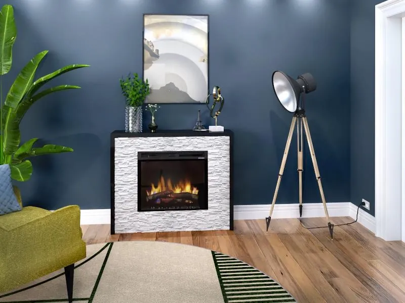 Kominek elektryczny Warmtec Verde wkład Dimplex 23" XHD Optiflame - biały mat 4 - CzystyTlen.pl Kominek elektryczny Warmtec Verde wkład Dimplex 23" XHD Optiflame - biały mat - obrazek 2