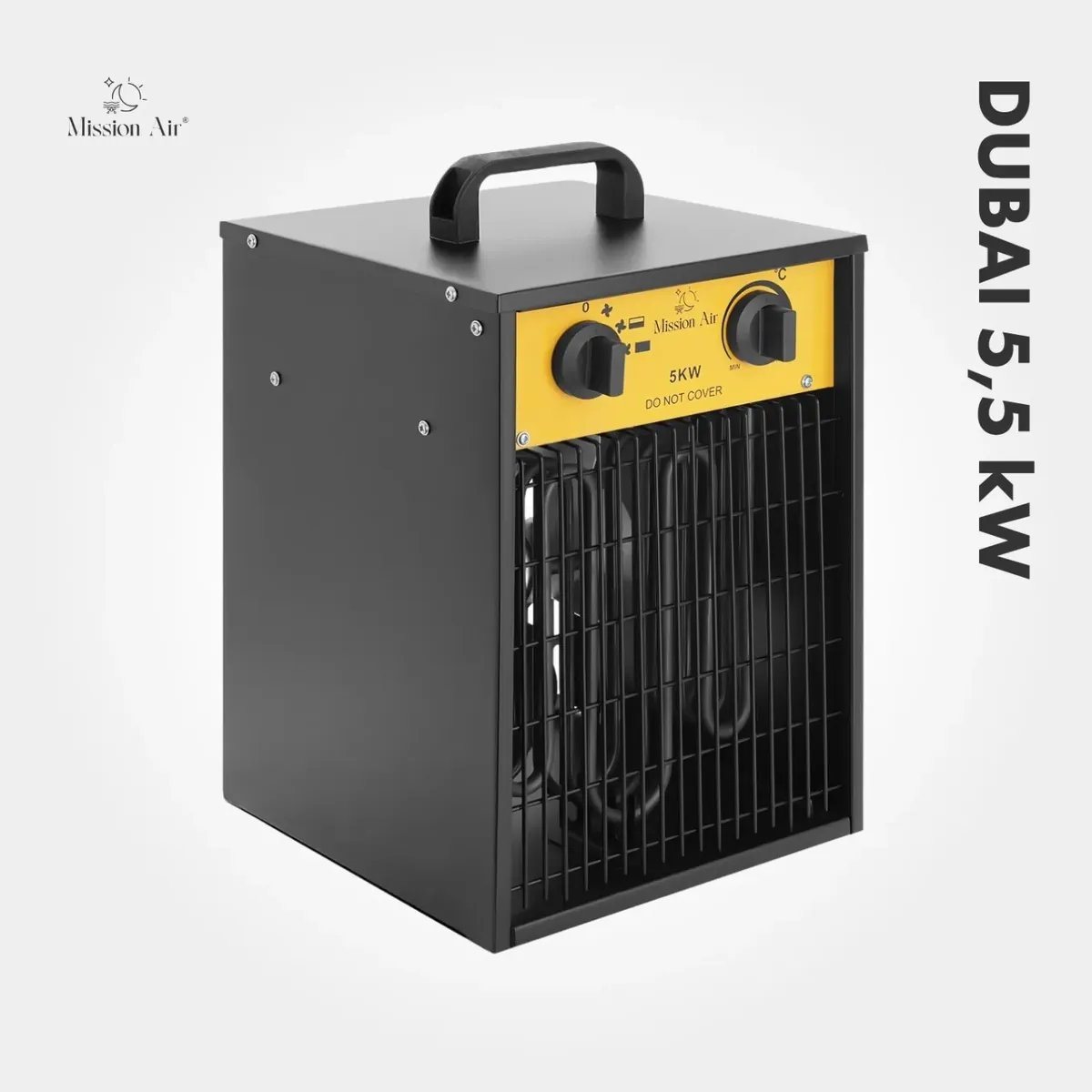 elektryczna nagrzewnica powietrza mission air dubai 5000 w ptc mobilna 1 - CzystyTlen.pl