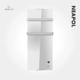 Grzejnik konwektorowy Mission Air NEAPOL 1200 W – Szklany panel, WiFi, Biały