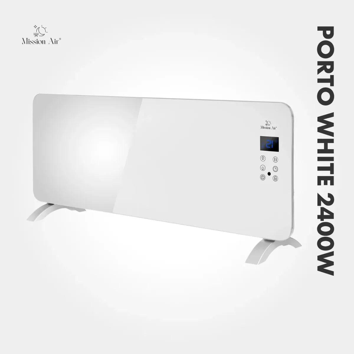 Grzejnik konwektorowy Mission Air PORTO 2400 W – Elektryczny, Biały 13 - CzystyTlen.pl Grzejnik konwektorowy Mission Air PORTO 2400 W – Elektryczny, Biały