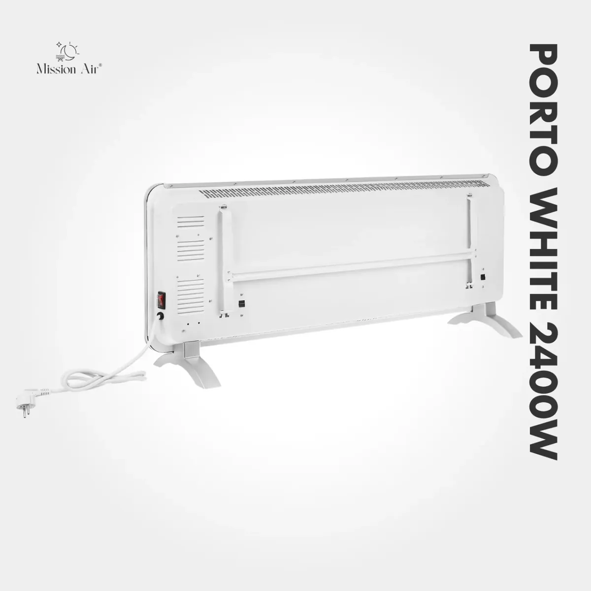 Grzejnik konwektorowy Mission Air PORTO 2400 W – Elektryczny, Biały 14 - CzystyTlen.pl Grzejnik konwektorowy Mission Air PORTO 2400 W – Elektryczny, Biały