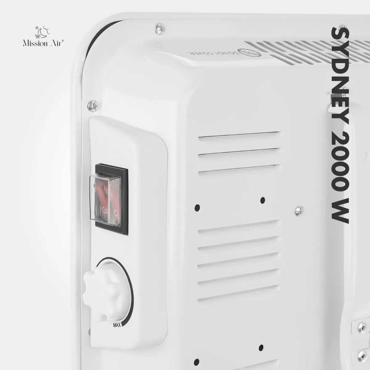 Grzejnik konwektorowy Mission Air SYDNEY 2000 W – Elektryczny, Biały 15 - CzystyTlen.pl Grzejnik konwektorowy Mission Air SYDNEY 2000 W – Elektryczny, Biały