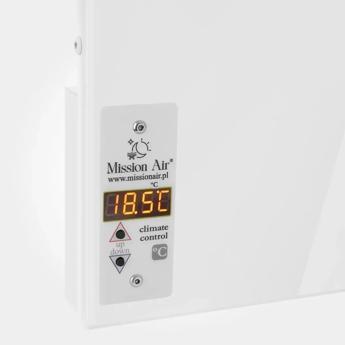 Grzejnik na podczerwień IR 1000 W – Termostat boczny, Biały Mission Air 10 - CzystyTlen.pl Grzejnik na podczerwień IR 1000 W – Termostat boczny, Biały Mission Air - obrazek 8