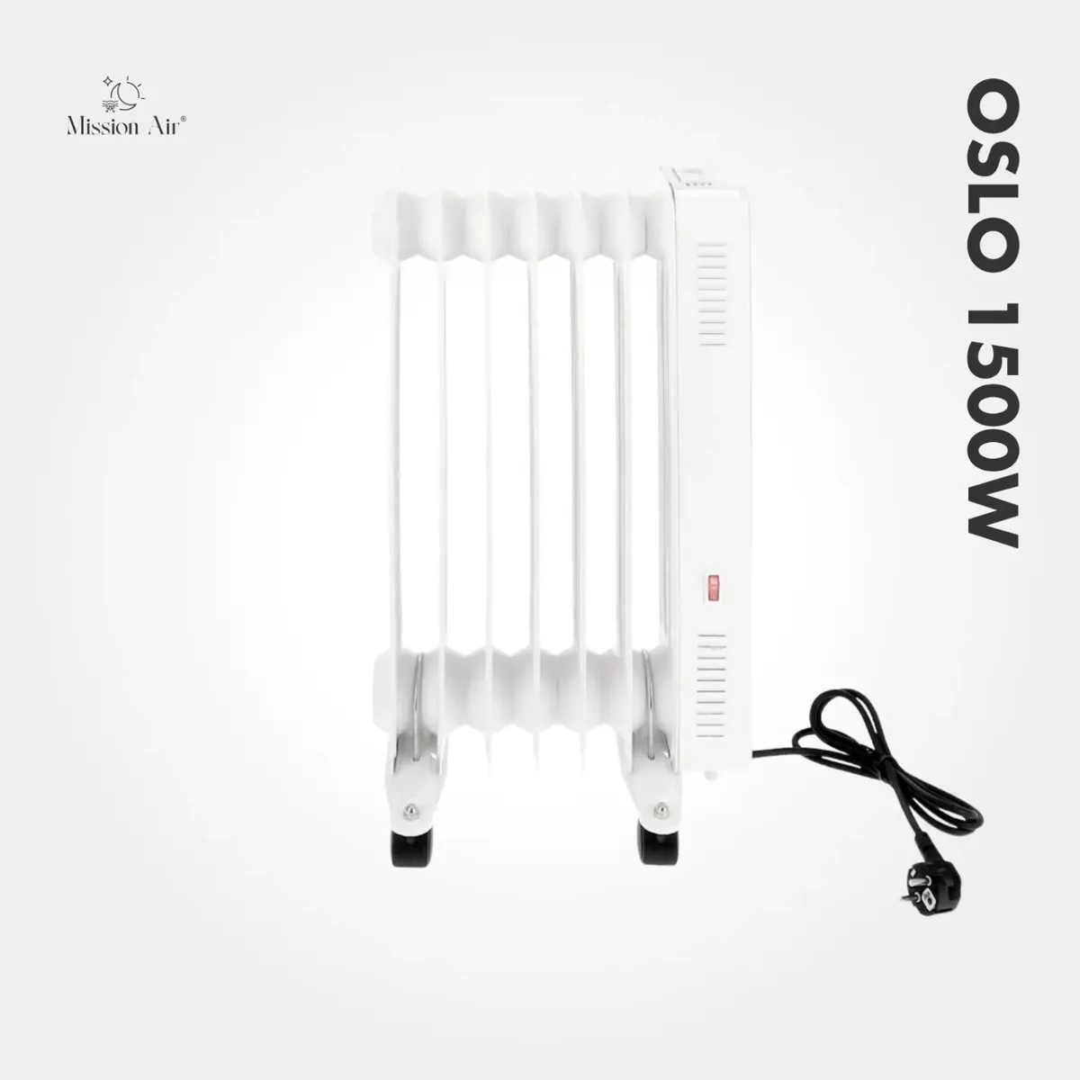 Grzejnik olejowy Mission Air OSLO 1500 W – WiFi, Elektryczny, Biały 14 - CzystyTlen.pl Grzejnik olejowy Mission Air OSLO 1500 W – WiFi, Elektryczny, Biały