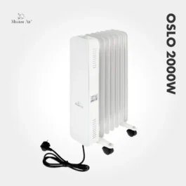Grzejnik olejowy Mission Air OSLO 2000 W – WiFi, Elektryczny, Biały