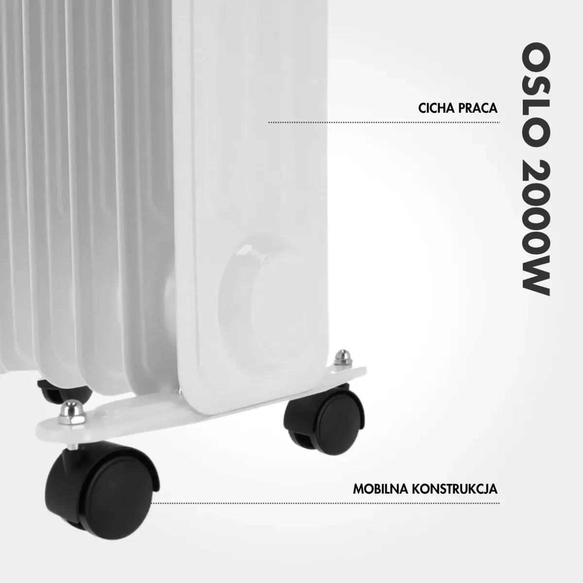 Grzejnik olejowy Mission Air OSLO 2000 W – WiFi, Elektryczny, Biały 12 - CzystyTlen.pl Grzejnik olejowy Mission Air OSLO 2000 W – WiFi, Elektryczny, Biały - obrazek 10