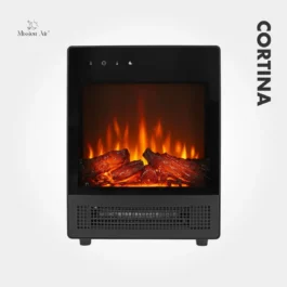 Kominek elektryczny Mission Air CORTINA 2000W – LED płomienie, termostat, timer, pilot